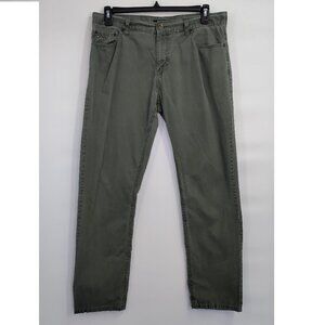 Tommy Hilfiger High-Rise Slim Straight Leg Denim Jeans 34x32 Men Green